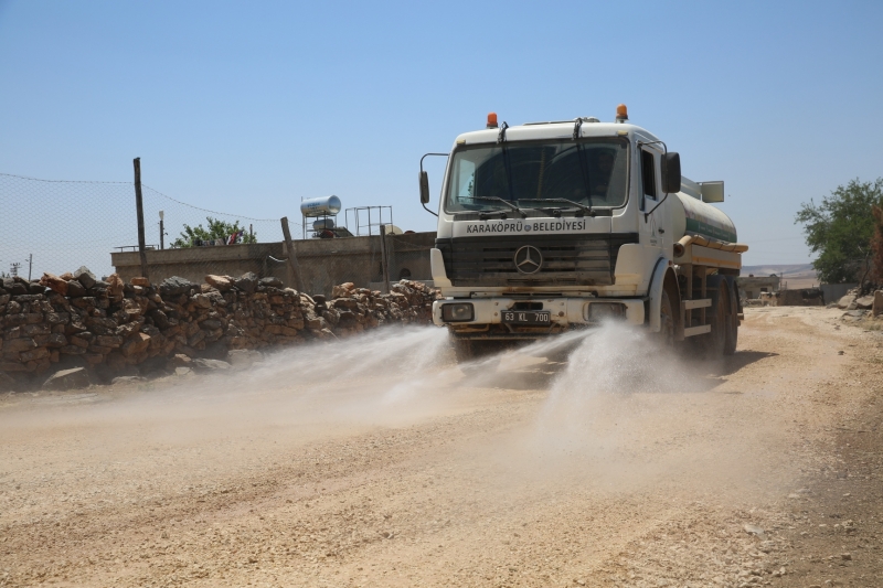 KARAKÖPRÜ KIRSALINDA YOL SORUNU KALMIYOR
