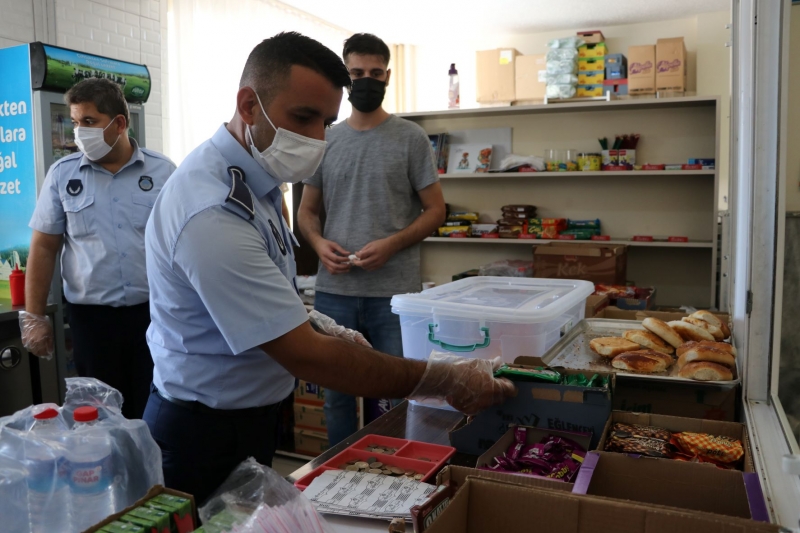 KARAKÖPRÜ ZABITADAN OKUL KANTİNLERİNDE DENETİM