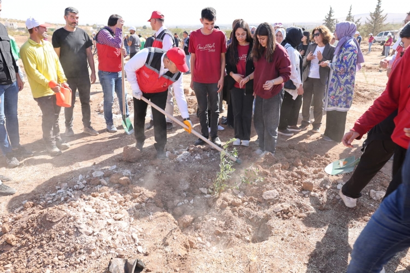 KARAKÖPRÜ’DE 5 BİN FİDAN TOPRAKLA BULUŞTU
