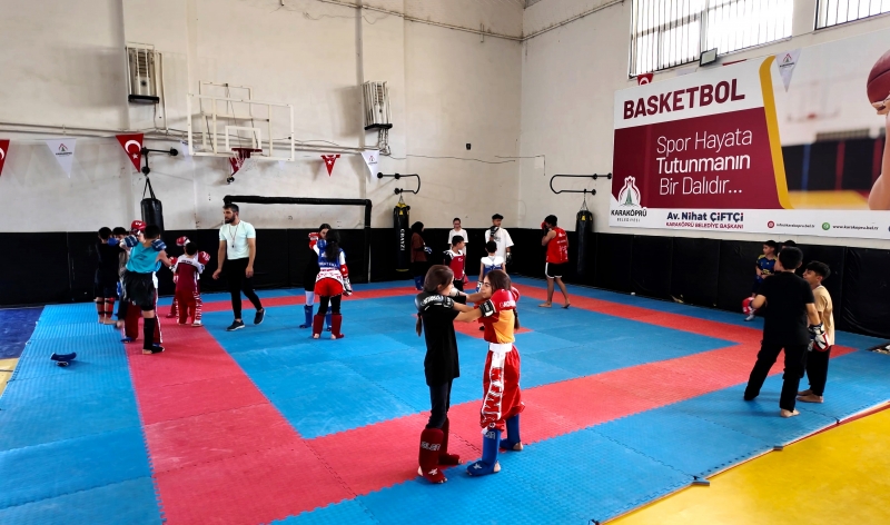 KARAKÖPRÜ'DE ÇOCUKLAR İÇİN YAZ SPOR KURSLARI SÜRÜYOR