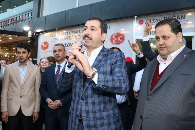 Karaköprü'de Cumhur İttifakı Seçim Bürosu Açıldı