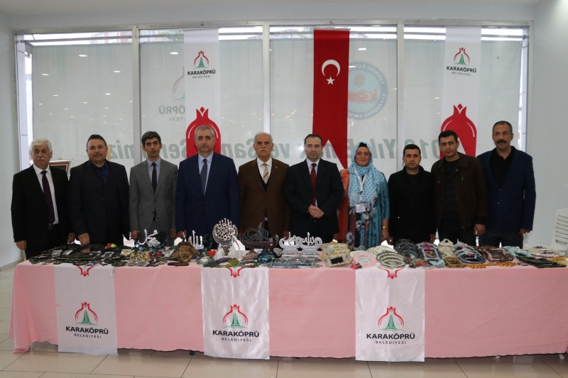 Karaköprü'de Emek Ve Sanat Sergisi Açıldı