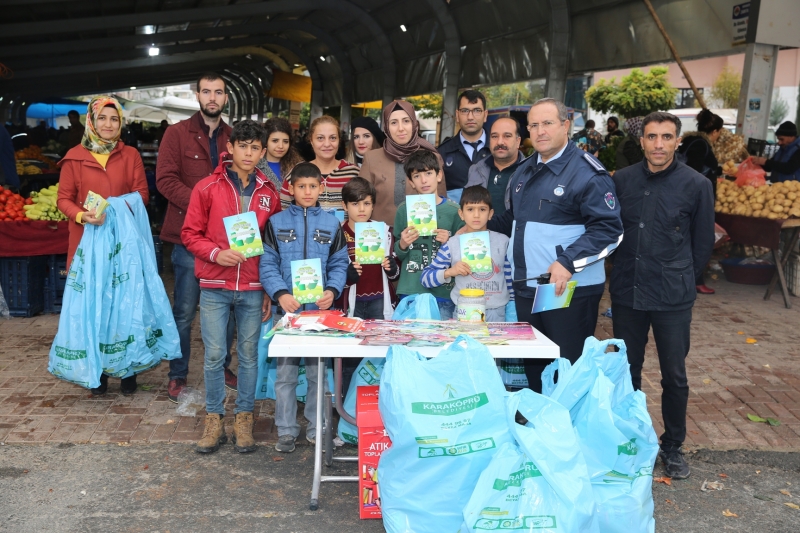 Karaköprü'de Geri Dönüşüm Atağı Sürüyor