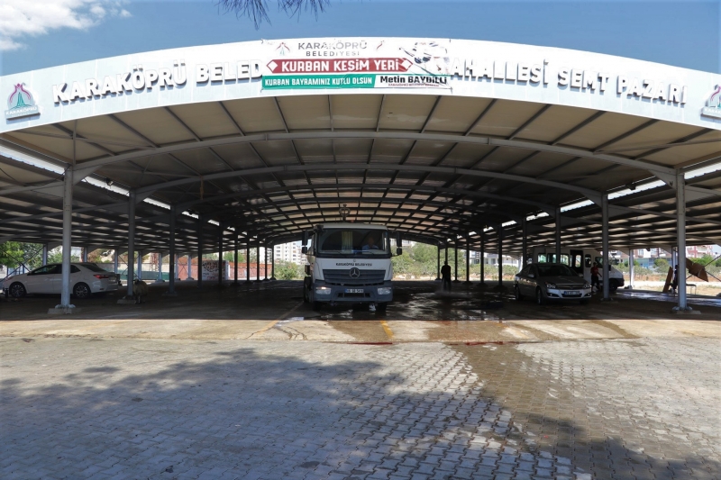 ​KARAKÖPRÜ’DE KURBAN SATIŞ VE KESİM YERLERİ BELİRLENDİ