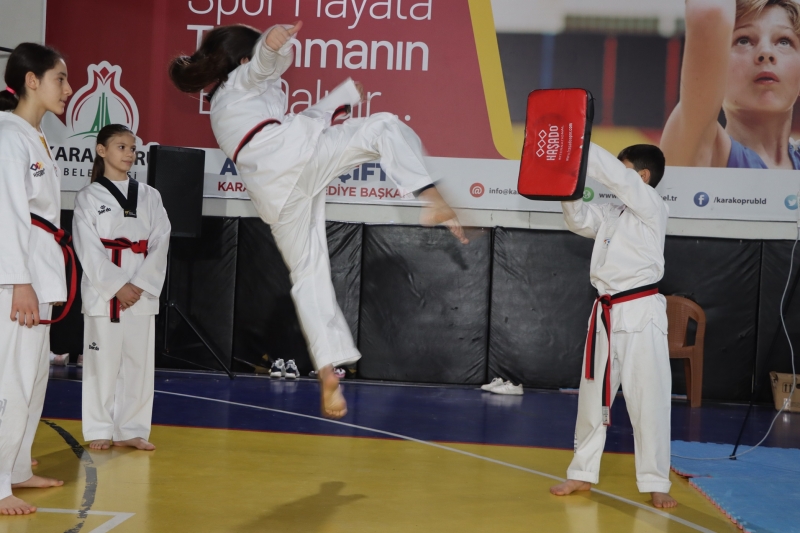 KARAKÖPRÜ’DE TAEKWONDO TURNUVASI