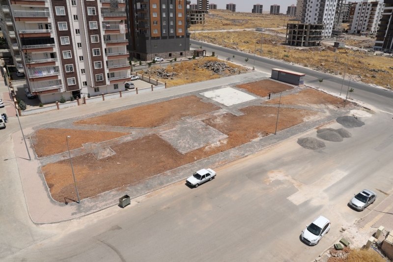 Karaköprü’de yeni park çalışması