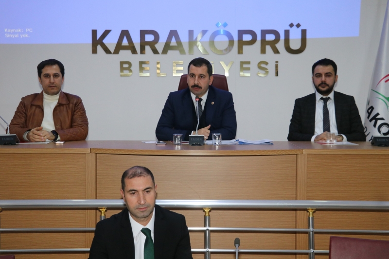 KARAKÖPRÜ’DE YENİ YILIN İLK MECLİS TOPLANTISI GERÇEKLEŞTİRİLDİ
