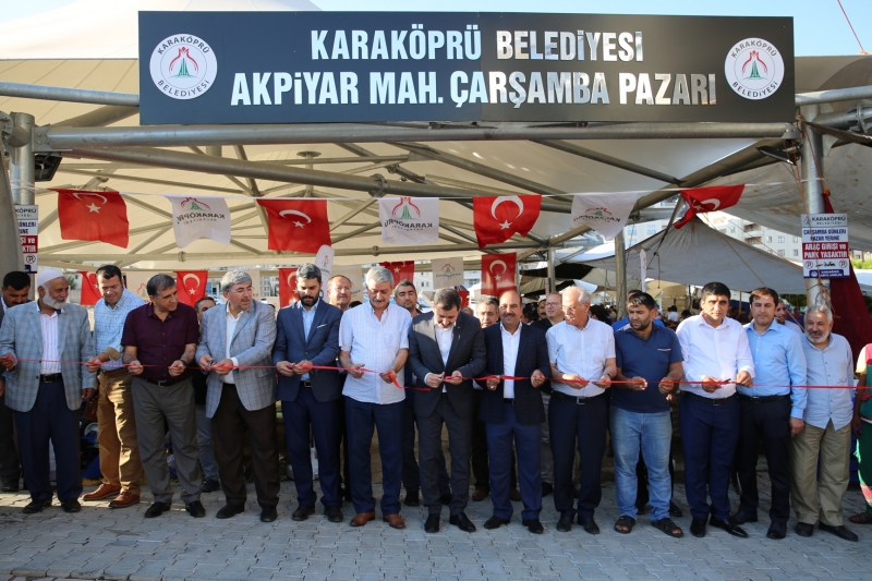 KARAKÖPRÜ'YE BİR SEMT PAZARI DAHA KAZANDIRILDI