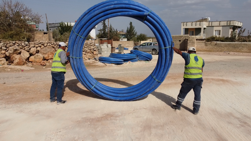 KIRSAL MAHALLELER BÜYÜKŞEHİR İLE İÇME SUYUNA KAVUŞUYOR