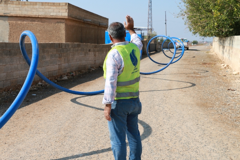 KIRSAL MAHALLELER İÇME SUYUNA KAVUŞUYOR