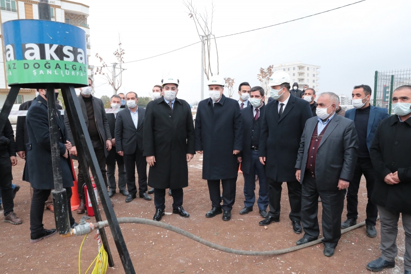 Konuklu Mahallesi doğalgaza kavuştu