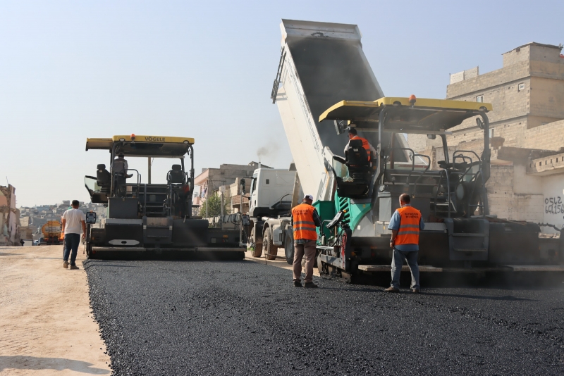 KÜLTÜR VE TURİZM YOLUNDA ASFALT ÇALIŞMASI BAŞLADI