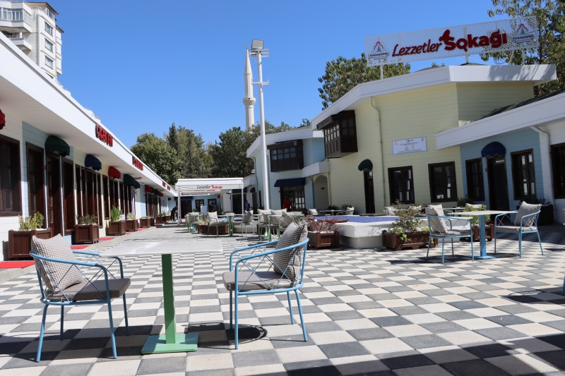 LEZZETLER SOKAĞI HİZMETE AÇILDI