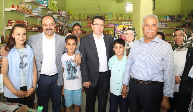 Mehmet Fatih Aksoy seçim bölgesinde