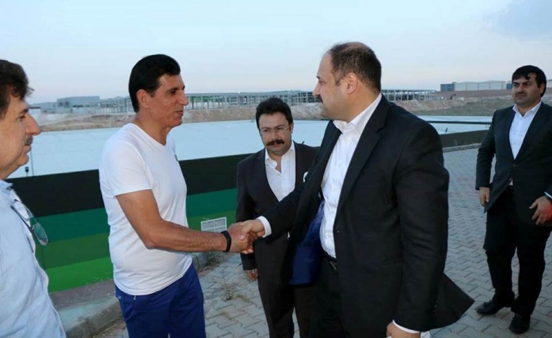 Mehmet Kasım Gülpınar sanayicilerle