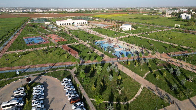 Mehmet Kuş Eyyübiye Millet Bahçesi’nde incelemelerde bulundu