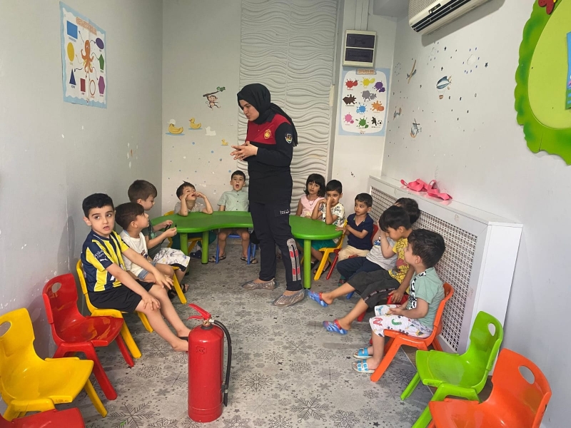 MİNİK ÖĞRENCİLERE YÖNELİK YANGIN EĞİTİMİ