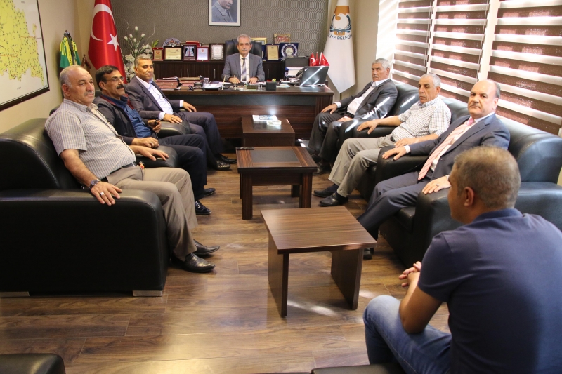 Muhtarlardan Başkan Demirkol'a Teşekkür Ziyareti