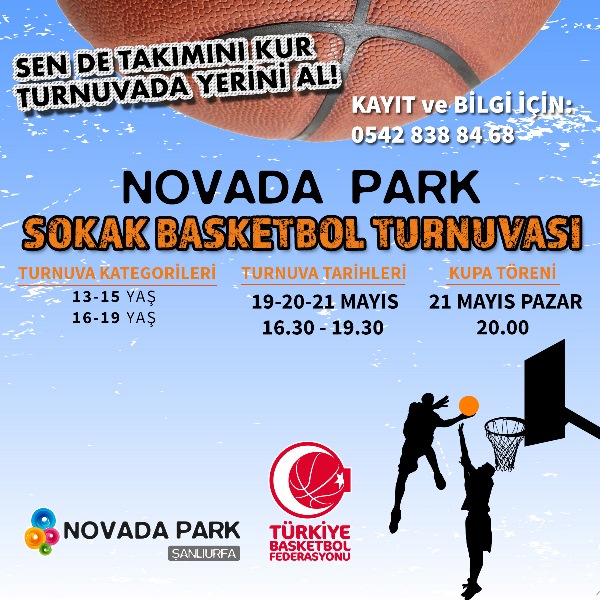 NOVADA PARK SOKAK BASKETBOL TURNUVASI BAŞLIYOR