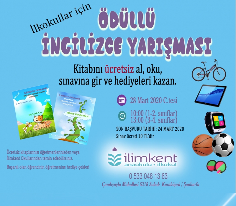 ÖDÜLLÜ İNGİLİZCE HİKAYE SINAVI