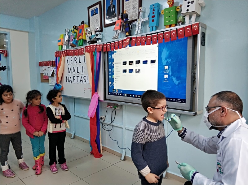 Okullarda Koruyucu Ağız ve Diş Sağlığı Programı gerçekleştirildi.