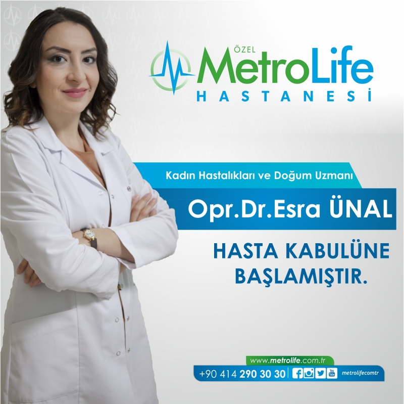 Opr.Dr.Esra Ünal Hasta Kabulüne Başlamıştır