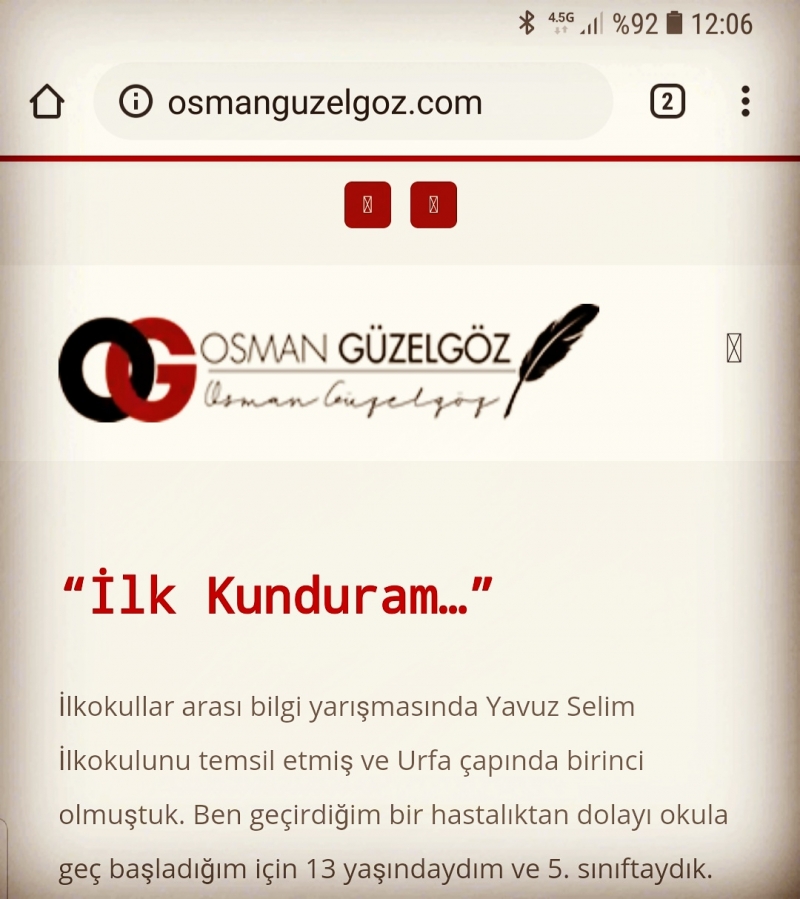 Osman Güzelgöz yeni yazısı ile herkesi ağlattı