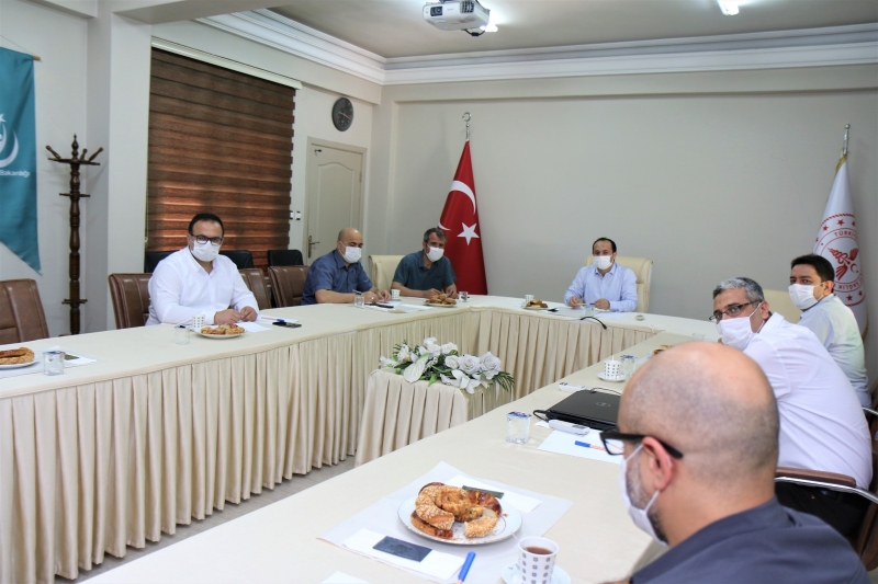 Pandemi süreci toplantısı gerçekleştirildi.