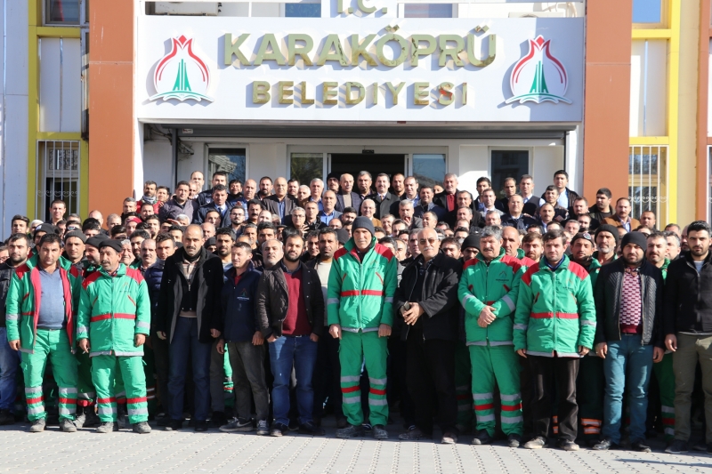 Personelden Başkan Baydilli'ye Coşkulu Karşılama