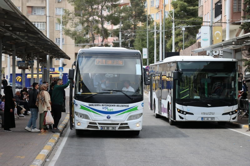 RAMAZAN BAYRAMINDA ŞANLIURFA’DA ULAŞIM 3 GÜN ÜCRETSİZ