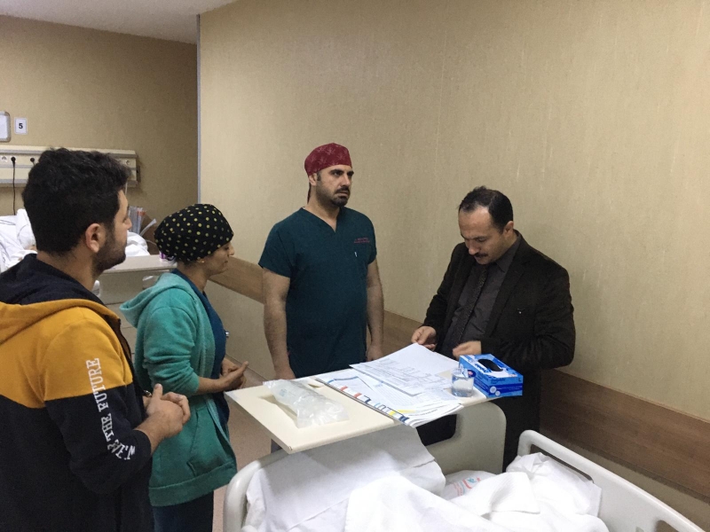 Sağlık Müdürü Erkuş, incelemelerde bulundu