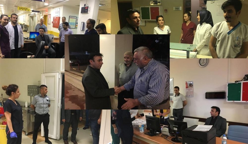 Sağlık Müdürü; Mesai sonrası denetimleri devam ediyor.