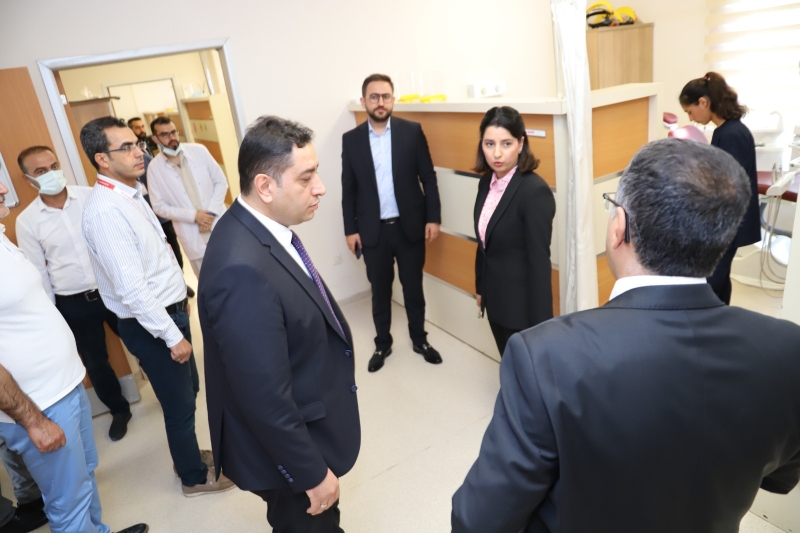 Sağlık Müdürü Solmaz Hilvan da  Sağlık Tesislerini Ziyaret etti.