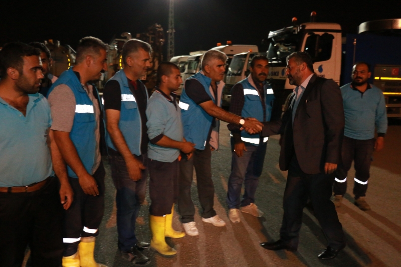 Sahura Kadar Çalışan Personellere Ziyaret