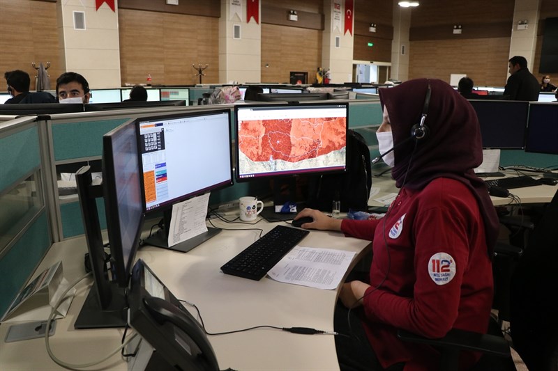 Şanlıurfa 112 Acil 2020’de 5 Milyon 225 Bin 874 Çağrı Cevapladı