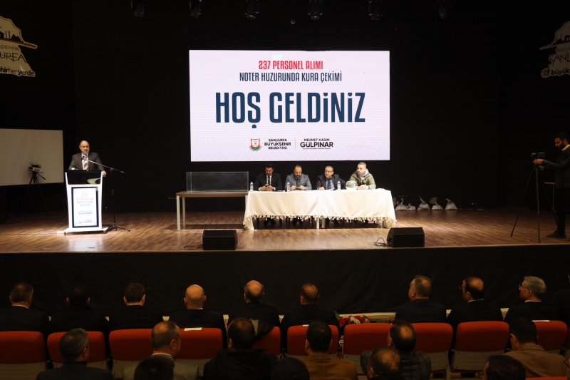 ŞANLIURFA BÜYÜKŞEHİR BELEDİYESİ’NİN PERSONEL ALIMINDA ŞEFFAFLIK ZİRVEYE ULAŞTI