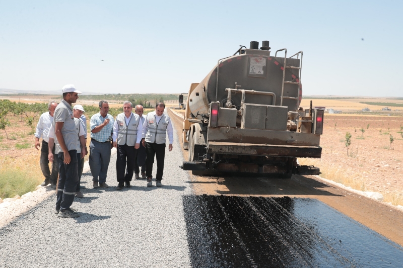 ŞANLIURFA BÜYÜKŞEHİR KIRSALDA HİZMETLERİYLE GÖZ DOLDURDU