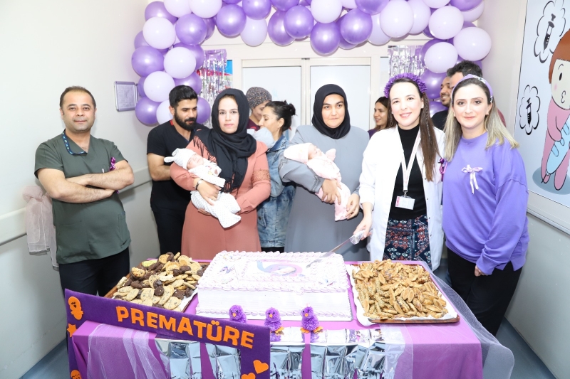 Şanlıurfa Eğitim ve Araştırma Hastanesinde Düzenlenen Etkinlikte “17 Kasım Dünya Prematüre Günü” Kutlandı.