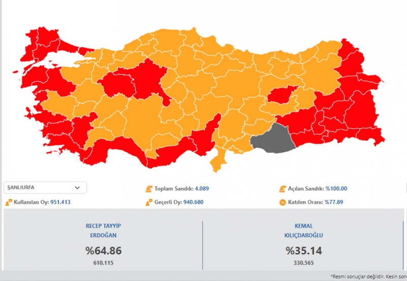 Şanlıurfa "Erdoğan" Dedi