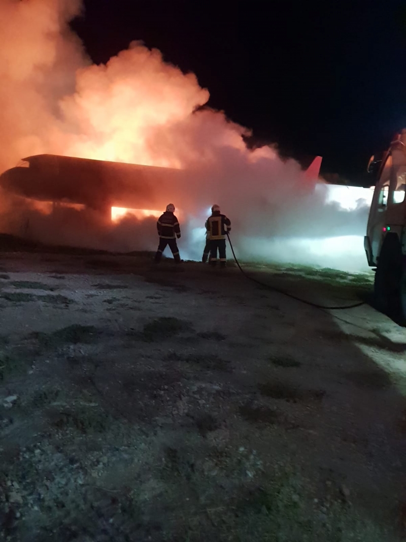 Şanlıurfa Gap Havalimanında Yangın Tatbikatı