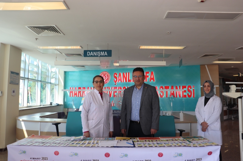 ŞANLIURFA HARRAN ÜNİVERSİTESİ HASTANESİNDE OBEZİTE FARKINDALIĞI İÇİN STANT AÇILDI