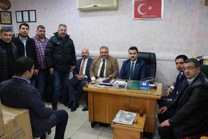 Şanlıurfa İl Başkanı Yıldız, partisinin Başkan adaylarına destek arayışlarını sürdürüyor;