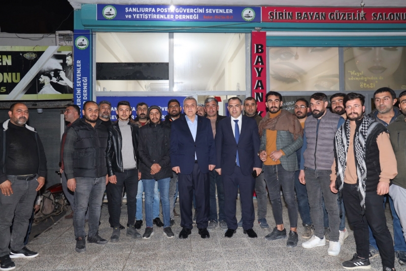 ŞANLIURFA POSTA GÜVERCİNİ SEVENLER VE YETİŞTİRENLER DERNEĞİNDEN BAŞKAN BEYAZGÜL’E DESTEK