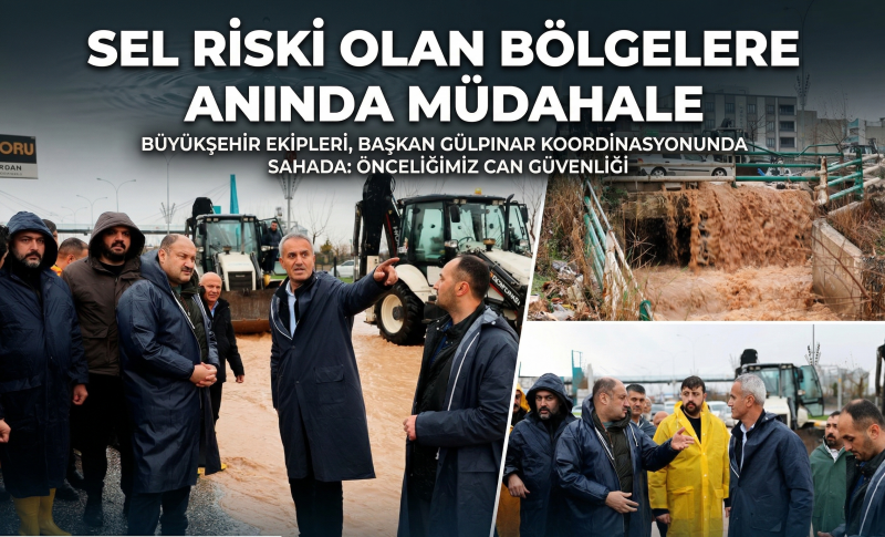 Şanlıurfa Sağanağa Teslim: Başkan Gülpınar Bayram Dinlemedi, Sahaya İndi