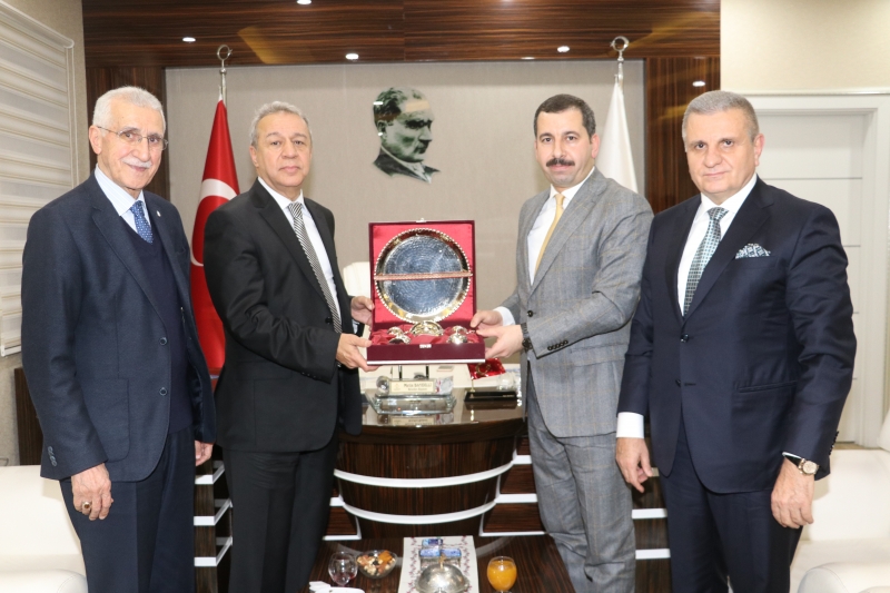 ŞANLIURFA VAKFI'NDAN BAŞKAN BAYDİLLİ'YE ZİYARET
