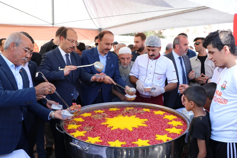 Şanlıurfa'da Cumhurbaşkanlığı Aşure ikramı