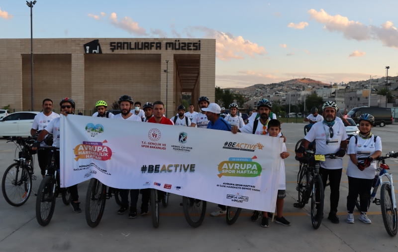 ŞANLIURFA’DA FARKINDALIK İÇİN PEDAL ÇEVİRDİLER
