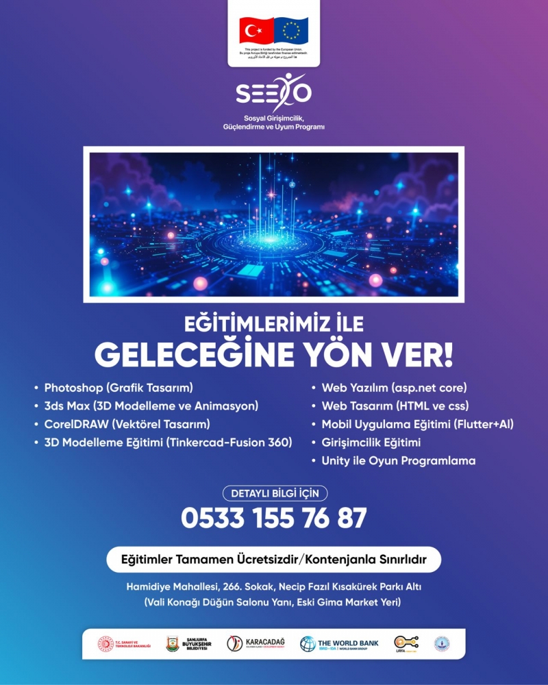 ŞANLIURFA’DA GELECEĞİN YAZILIMCILARI YETİŞİYOR