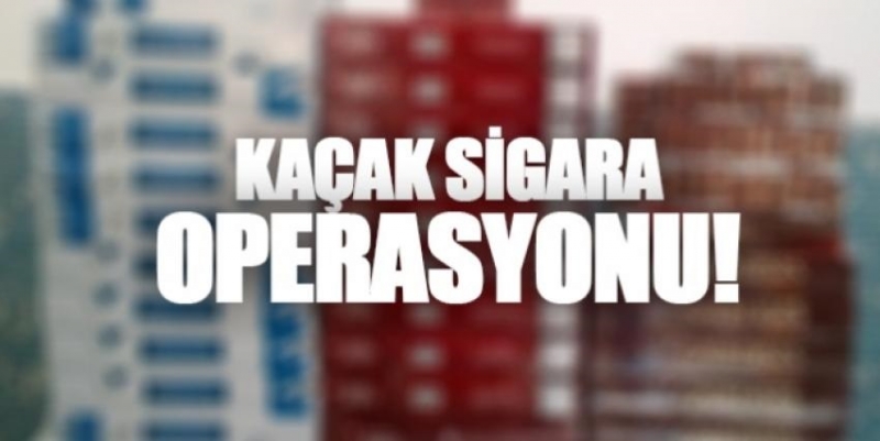 Şanlıurfa'da gümrük kaçağı sigara ele geçirildi