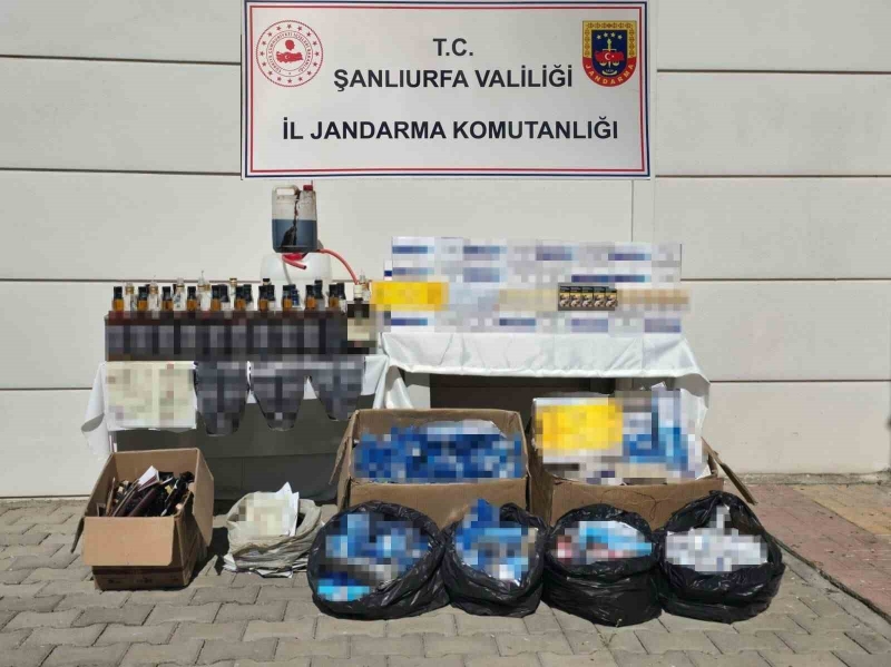 Şanlıurfa’da kaçakçılık operasyonu: 3 gözaltı